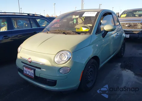 2013 Fiat 500 Pop from USA, damaged, VIN 3C3CFFAR5DT629018